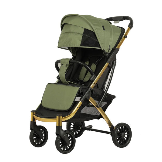 JMT-660234 Lightweight Foldable Baby Stroller with 20KG Capacity and Flax-Aluminium Frame for Toddlers