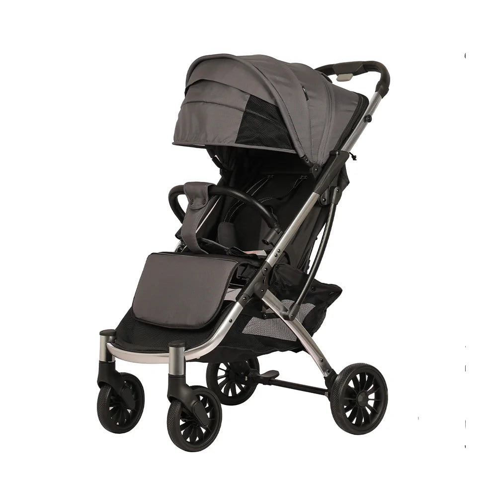 JMT-660234 Lightweight Foldable Baby Stroller with 20KG Capacity and Flax-Aluminium Frame for Toddlers