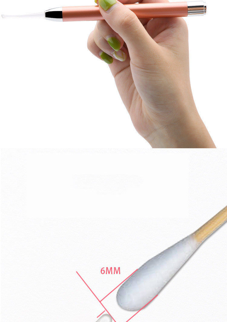 JMT-660234 Luminous Earwax Earpick with Light for Children's Ear Care, Stainless Steel