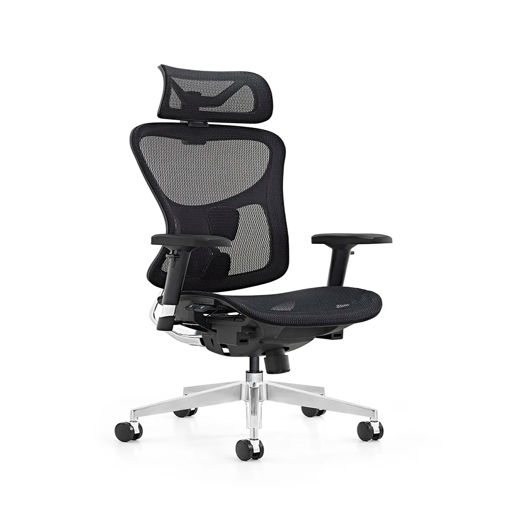 JMT-660810 Ergonomic High Back Mesh Office Chair with Adjustable Headrest for Executive and Study Use