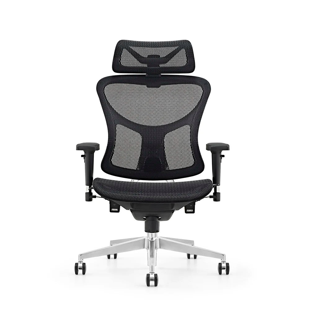 JMT-660810 Ergonomic High Back Mesh Office Chair with Adjustable Headrest for Executive and Study Use