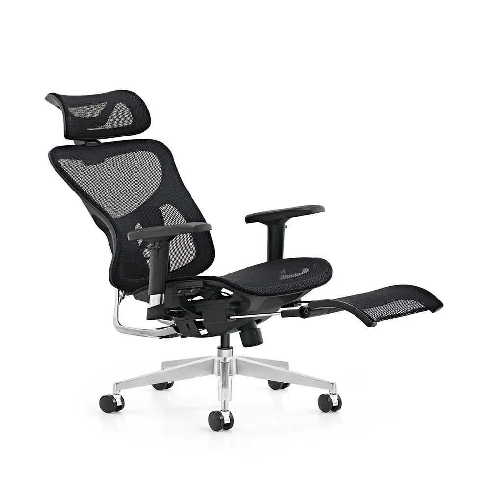 JMT-660810 Ergonomic High Back Mesh Office Chair with Adjustable Headrest for Executive and Study Use