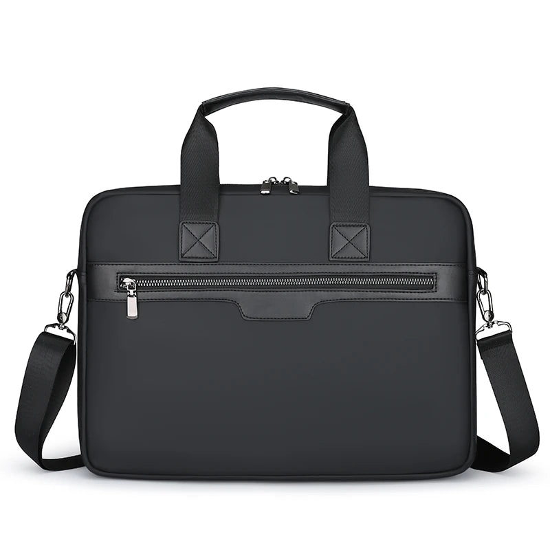 JMT-660874 Elegant Waterproof PU Leather Laptop Briefcase for Business & Travel - Multi-Function Design