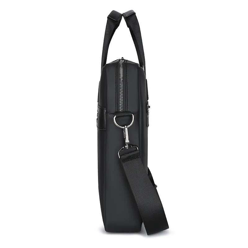 JMT-660874 Elegant Waterproof PU Leather Laptop Briefcase for Business & Travel - Multi-Function Design