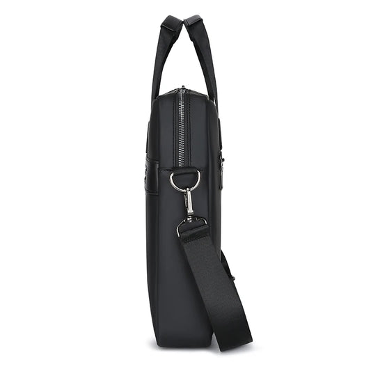 JMT-660874 Elegant Waterproof PU Leather Laptop Briefcase for Business & Travel - Multi-Function Design