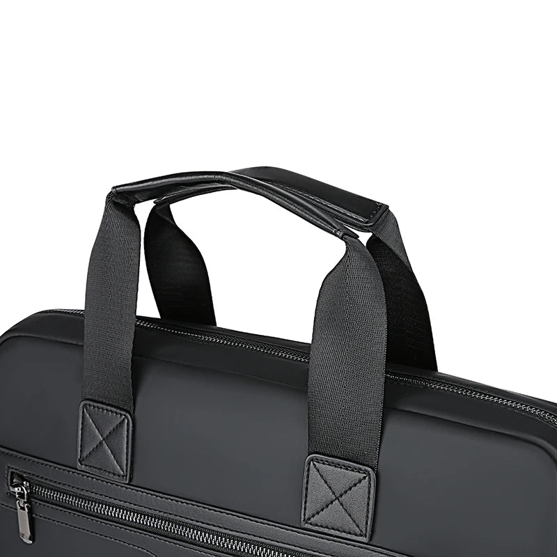 JMT-660874 Elegant Waterproof PU Leather Laptop Briefcase for Business & Travel - Multi-Function Design