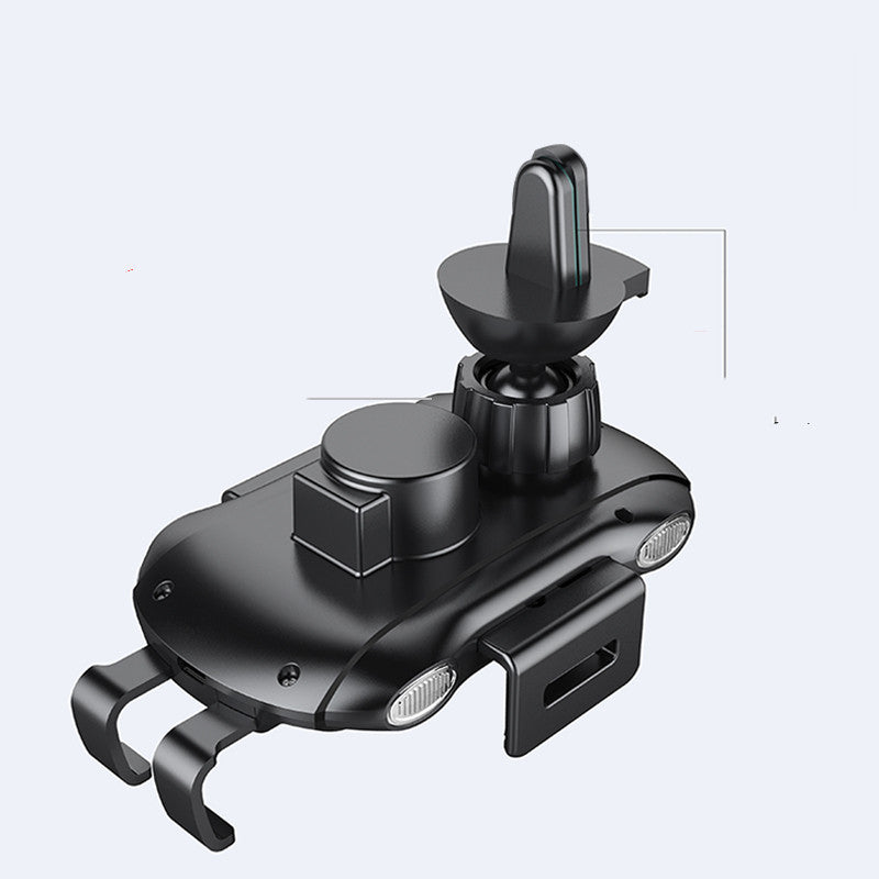 JMT-661066 Smart Induction Car Phone Holder with Wireless Charging - Compatible with 4 to 6.5-Inch Devices