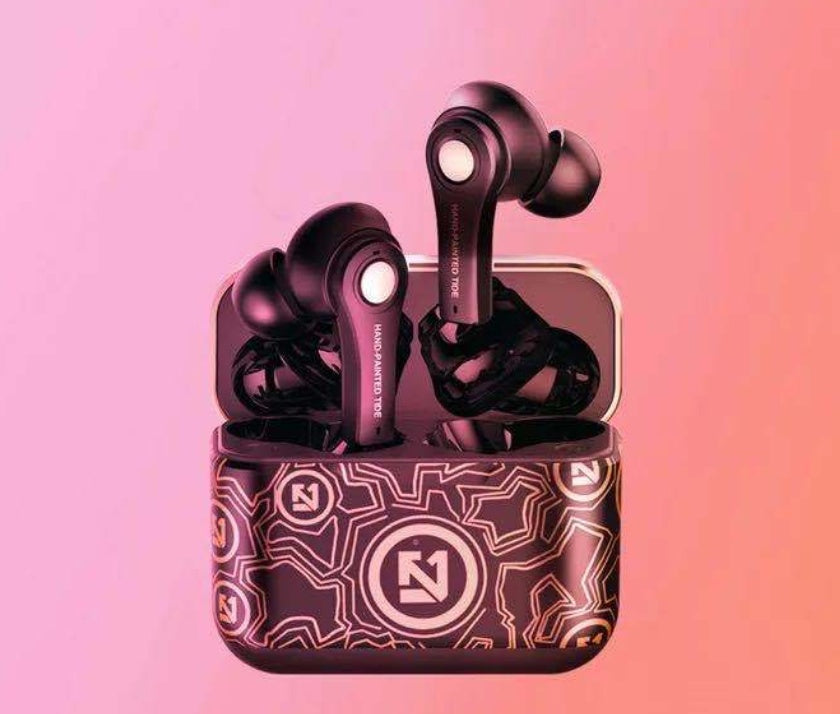 JMT-661194 True Wireless Sports Bluetooth Headset with Battery Display and Voice Control, Mono Channel, Multi-Point Connection - Available in Black and Pink White