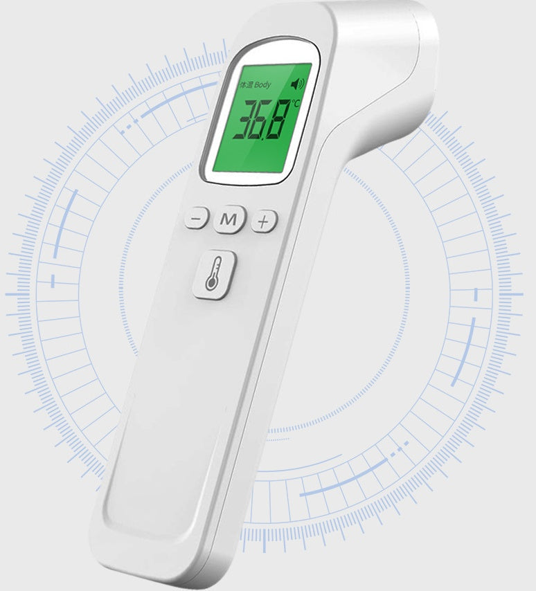 JMT-661450 Non-Contact Infrared Thermometer with Backlit LCD Screen for Body and Surface Temperature Measurement