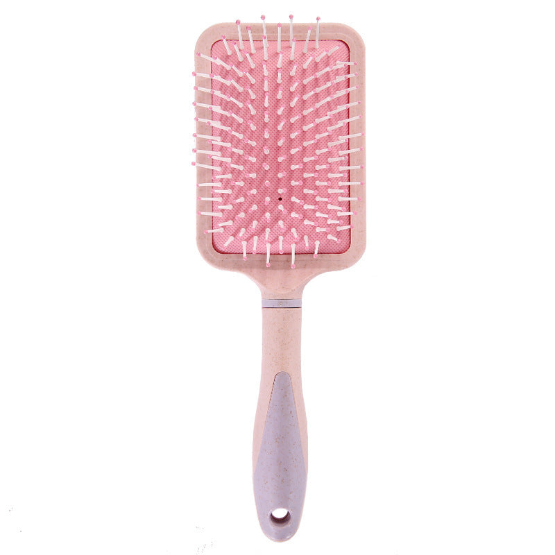 JMT-661514 Multicolor Airbag Comb for Hair Massage in Pink, Yellow, Blue, and Purple
