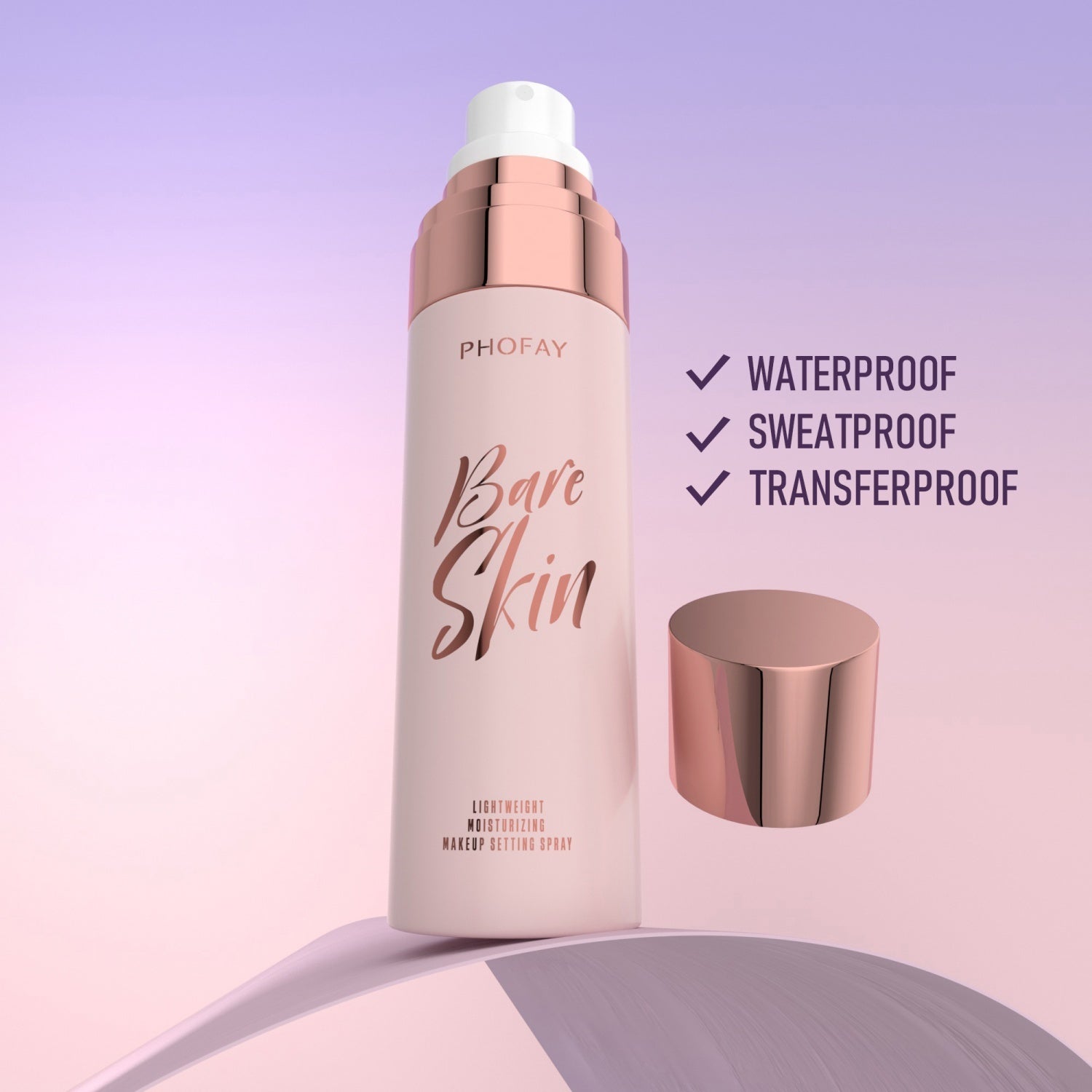 JMT-661642 Moisturizing Makeup Setting Spray for Long-Lasting Hydration and Fixing