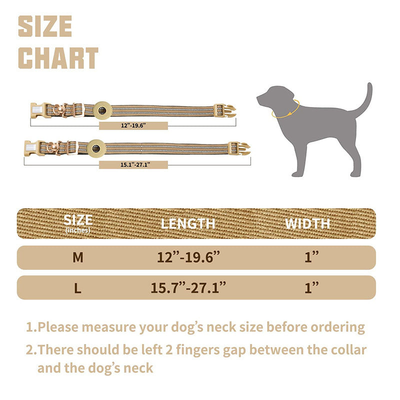 JMT-661706 Silicone Anti-Lost Dog Collar with Adjustable Fit and Multiple Color Options