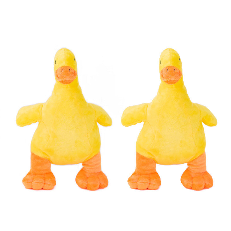 JMT-662026 Plush Noisy Duck Toy for Dogs - Boredom Relief, Teeth Grinding, and Energy Consumption