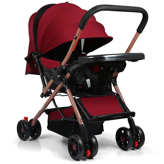 JMT-662218 Lightweight Foldable 3-in-1 Baby Stroller with Two-Way Configuration, Portable Travel Design