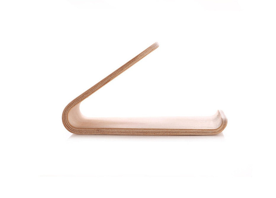JMT-662218 Wooden Phone Stand for iPhone - Walnut & White Maple Compatibility