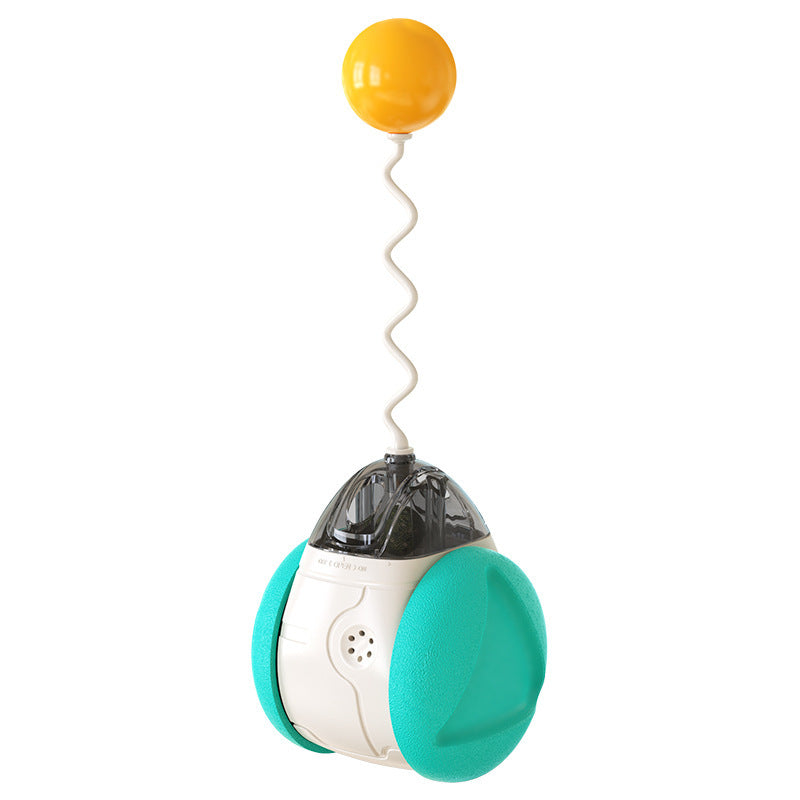 JMT-662346 Multi-Function Electric Cat Toy with Feather, Bird Calls, and Catnip Ball
