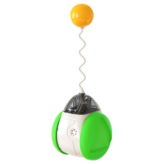 JMT-662346 Multi-Function Electric Cat Toy with Feather, Bird Calls, and Catnip Ball