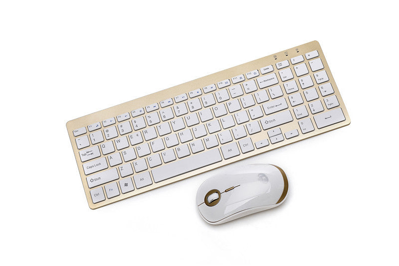 JMT-662538 Wireless USB Keyboard with Silent Keys and Multimedia Functions - Ergonomic Design and Waterproof Feature