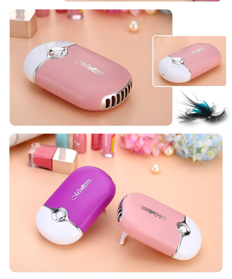JMT-662666 Mini Pocket Air Conditioner Fan with Adjustable Cooling Mode and Water-Cooled Sponge for Personal Use
