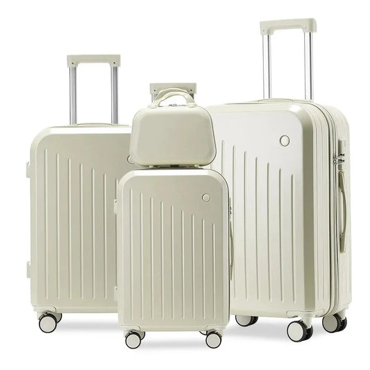 JMT-662986 Lightweight 3-Piece Mini Cabin Suitcase Set with 28-Inch Spinner Travel Bag in Durable ABS Material