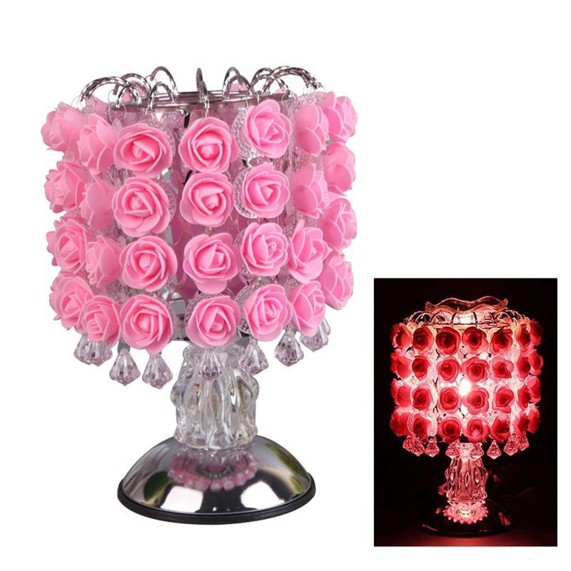 JMT-662986 Rose Aromatherapy Lamp – Elegant Home Decor & Relaxing Night Light with Essential Oil Diffuser Function