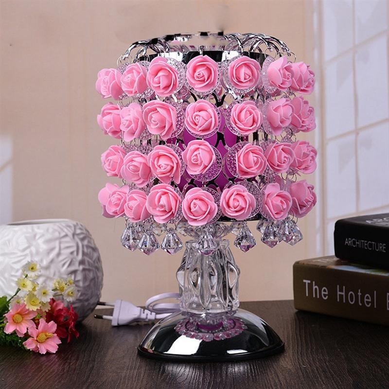 JMT-662986 Rose Aromatherapy Lamp – Elegant Home Decor & Relaxing Night Light with Essential Oil Diffuser Function