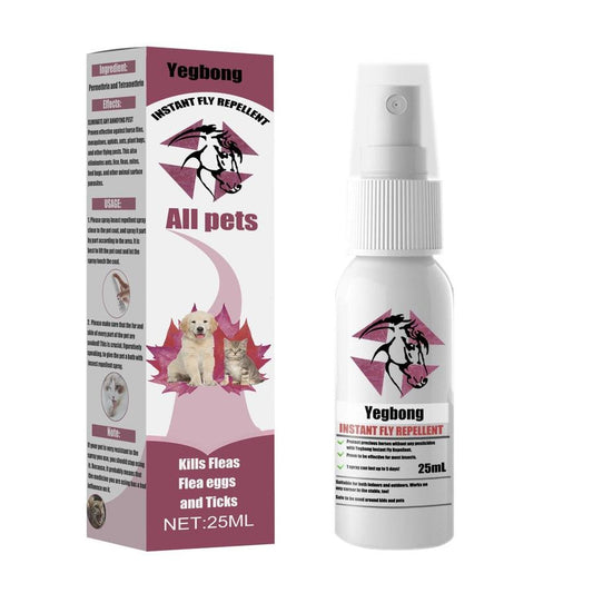 JMT-663434 Pet Deworming and Flea & Tick Itching Relief Spray for Cats and Dogs