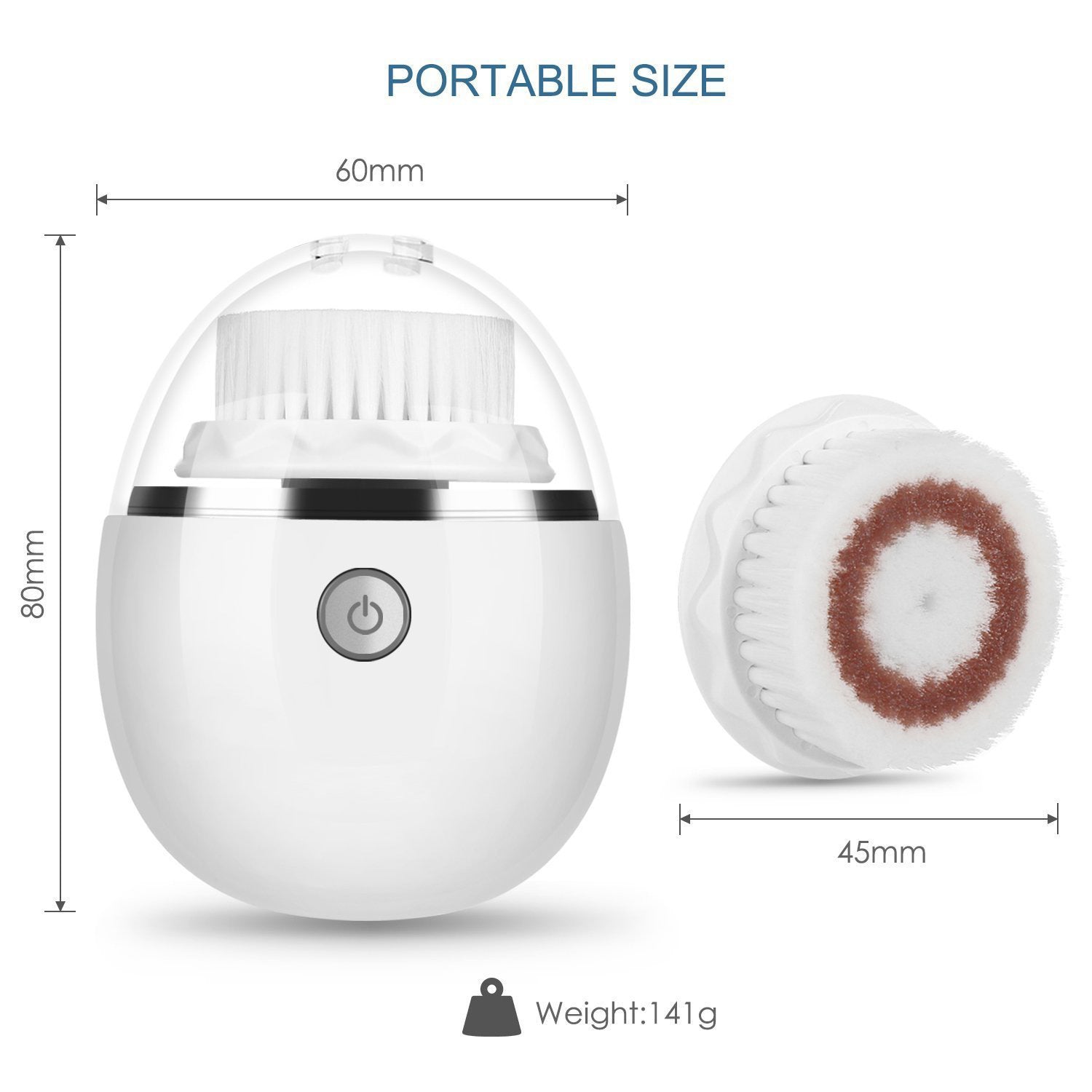 JMT-663498 Wireless Ultrasonic Pore Cleaner for Gentle Facial Cleansing and Skin Care