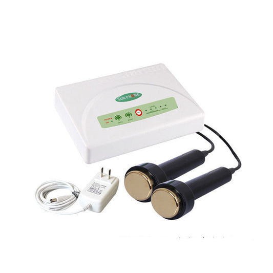 JMT-663754 Titanium Dual-head Ultrasonic Facial Beauty Instrument for Cleansing and Skin Rejuvenation