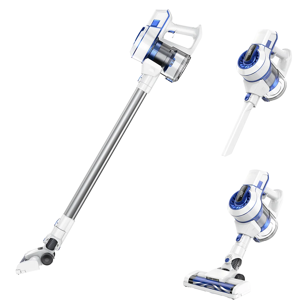 JMT-663818 Wall-Mounted Rechargeable Stick Vacuum Cleaner - Handheld and Wireless Design