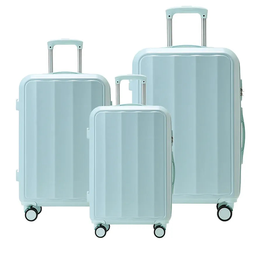JMT-664138 3-Piece Travel Luggage Set - Lightweight Suitcases with Trolley for Easy Travel