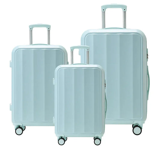 JMT-664138 3-Piece Travel Luggage Set - Lightweight Suitcases with Trolley for Easy Travel