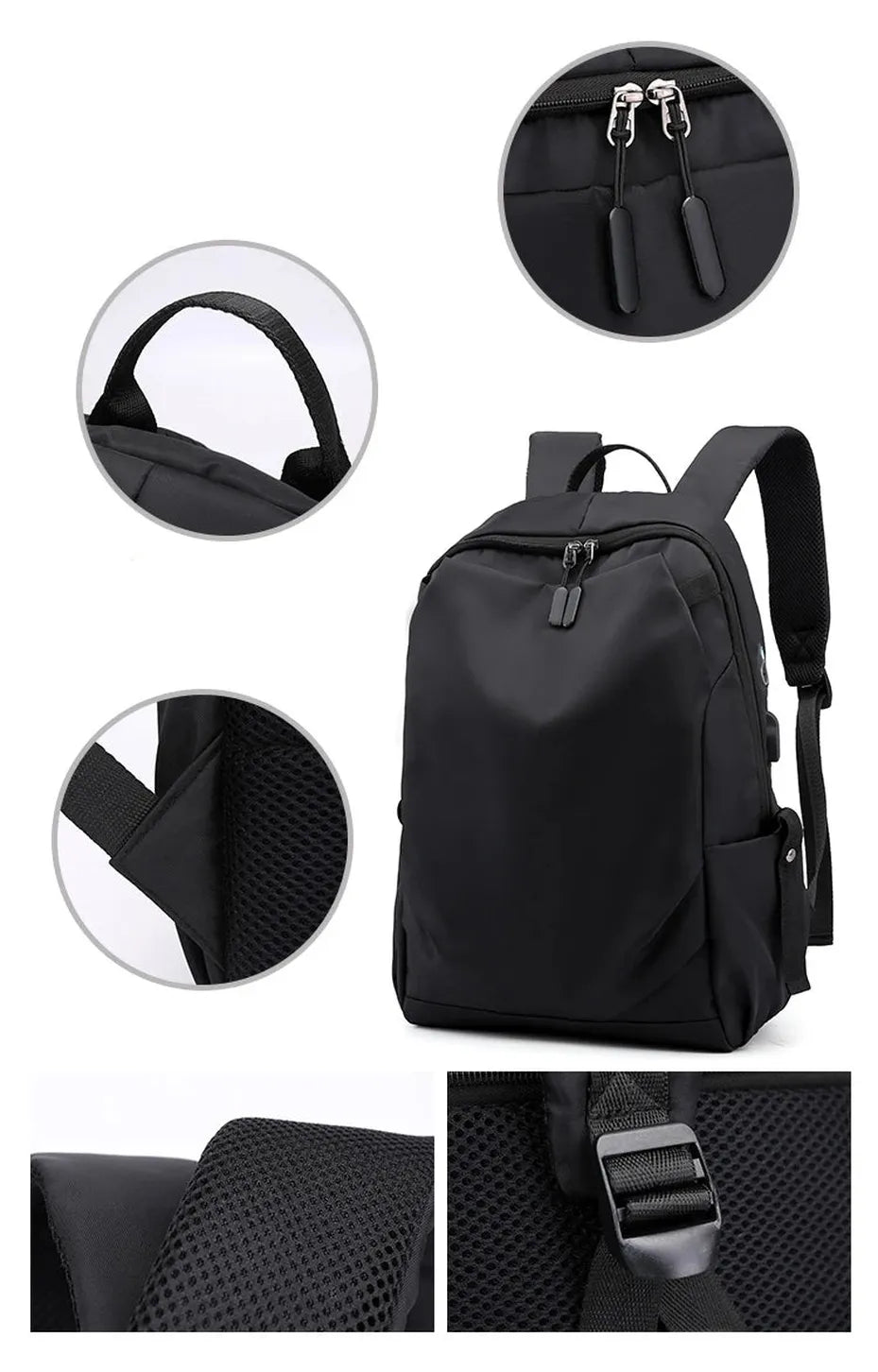 JMT-664330 Casual Outdoor Backpack for College and Travel - Stylish Men’s School Bag