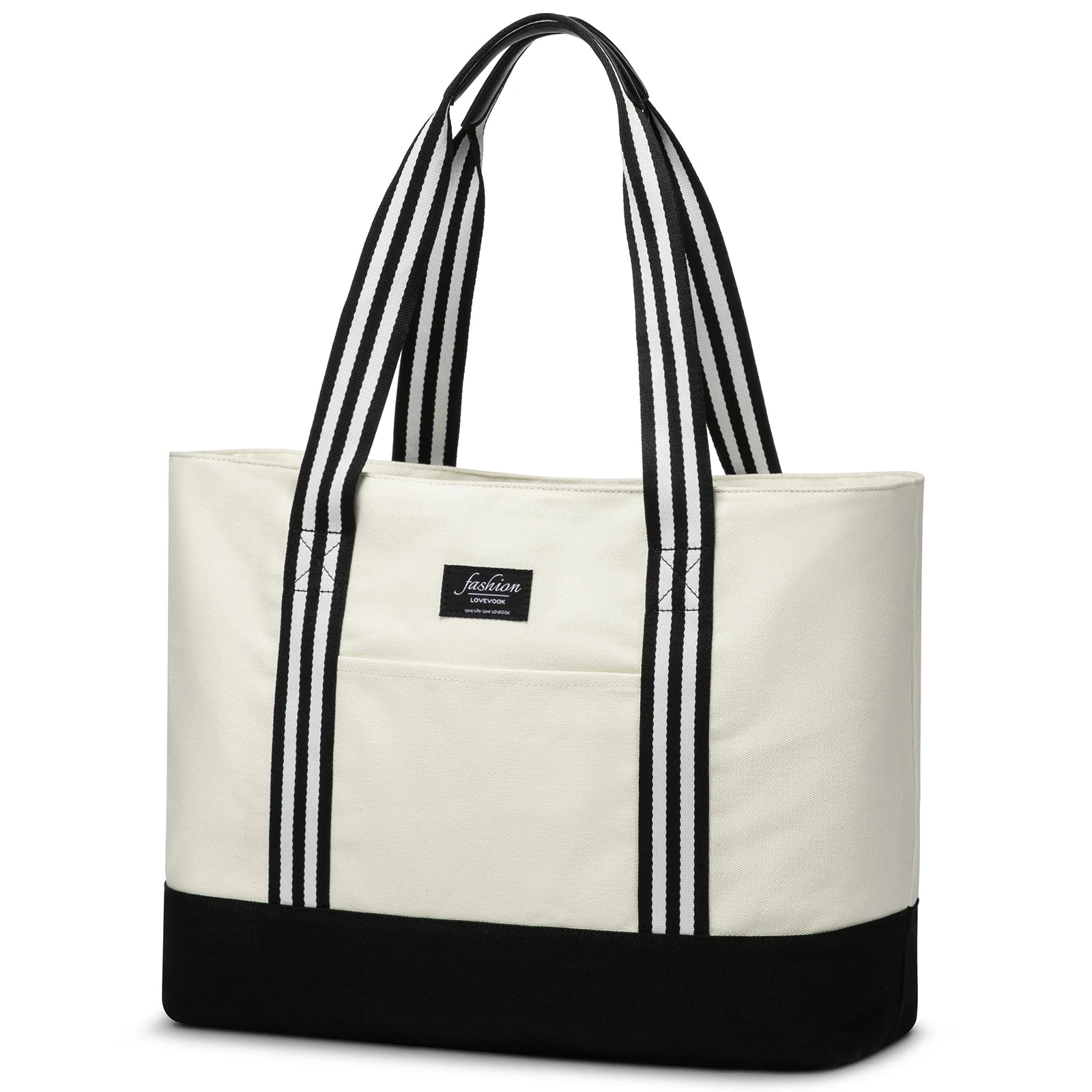 JMT-664330 Custom Fashion Canvas Laptop Bag for Women - Large Capacity Handbag for School and Business (15.6in, 17in)