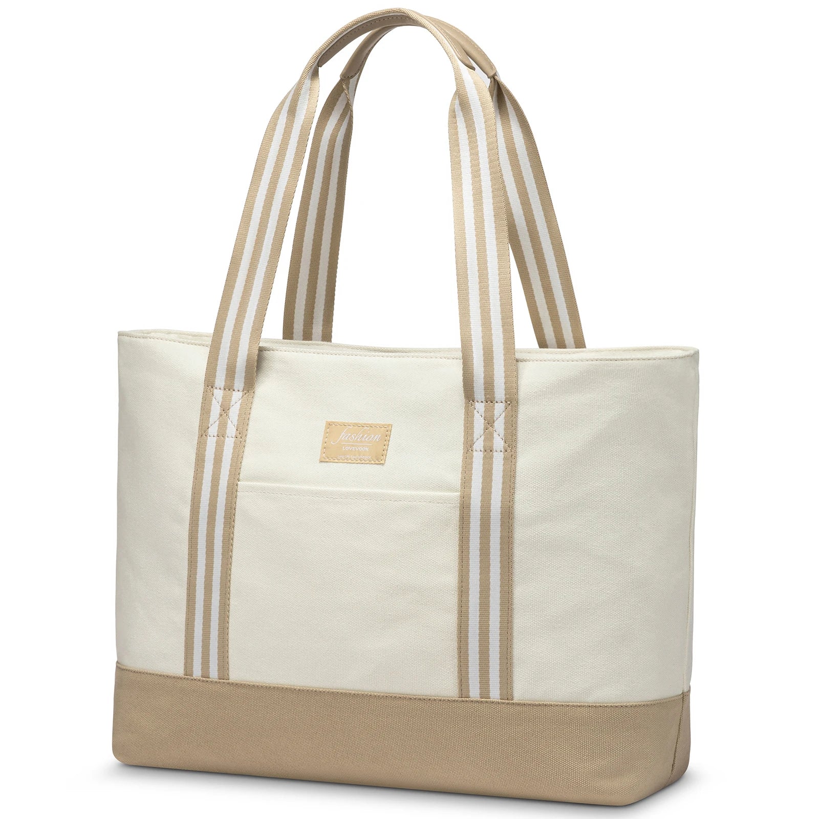 JMT-664330 Custom Fashion Canvas Laptop Bag for Women - Large Capacity Handbag for School and Business (15.6in, 17in)