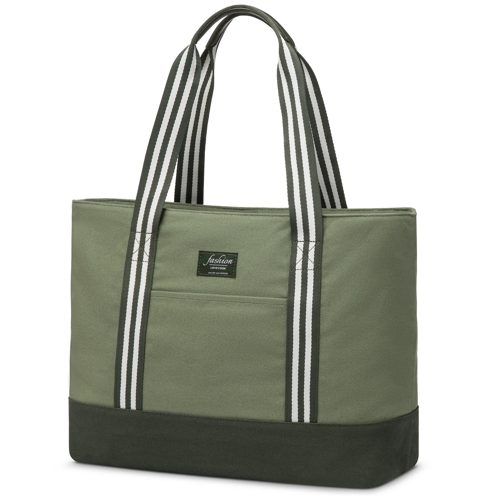 JMT-664330 Custom Fashion Canvas Laptop Bag for Women - Large Capacity Handbag for School and Business (15.6in, 17in)