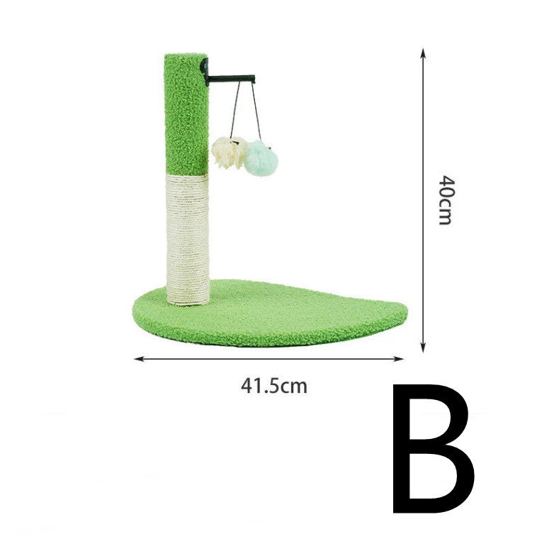 JMT-664522 Cat Climbing Frame with Sisal Scratching Ball - Durable Fruit-Shaped Design