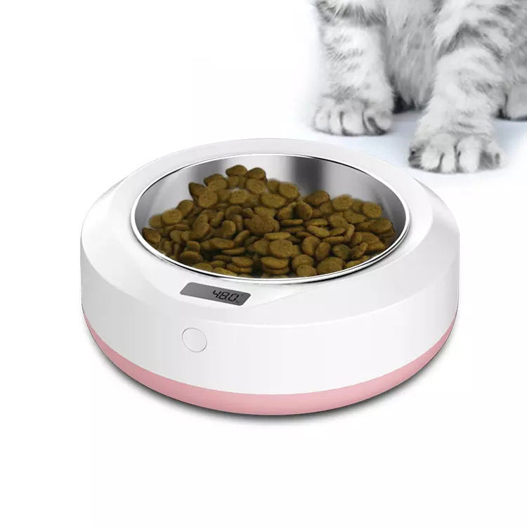 JMT-664650 Automatic Pet Portable Feeder with LCD Display and Stainless Steel Bowl