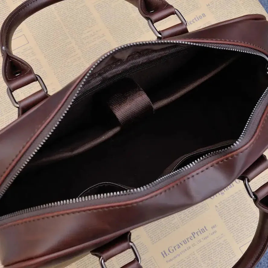JMT-664906 Retro One Shoulder Messenger Bag - Heavy Duty Waxed Cotton Canvas with Leather Accents
