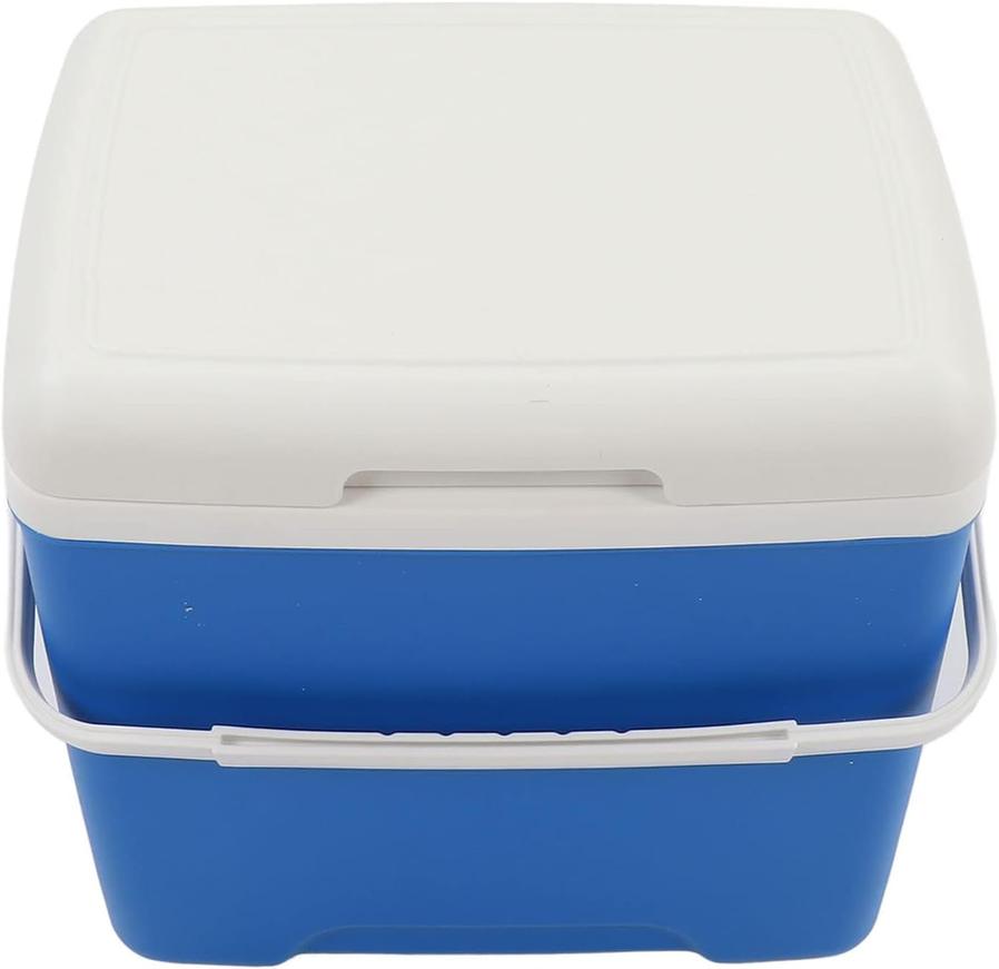 JMT-665546 Insulated Portable Cooler - 13.8L Ice Chest with Heavy Duty Handle for Camping, Fishing, and Picnic - Keeps Ice Up to 76 Hours