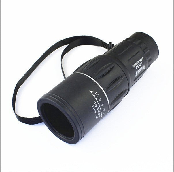 JMT-665674 16x52 High-Power Monocular with Enhanced Green Film for Day and Night Use, Waterproof and Anti-Fog