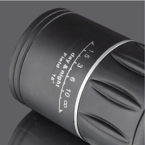 JMT-665674 16x52 High-Power Monocular with Enhanced Green Film for Day and Night Use, Waterproof and Anti-Fog