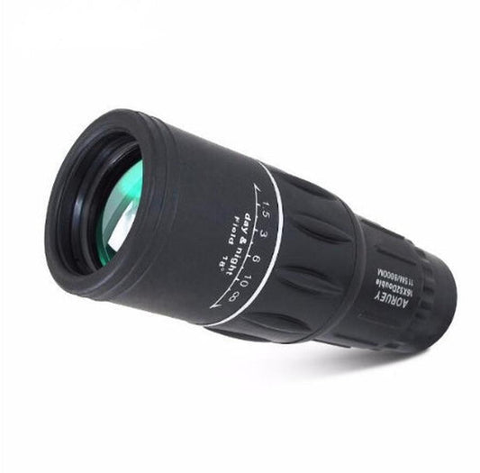 JMT-665674 16x52 High-Power Monocular with Enhanced Green Film for Day and Night Use, Waterproof and Anti-Fog