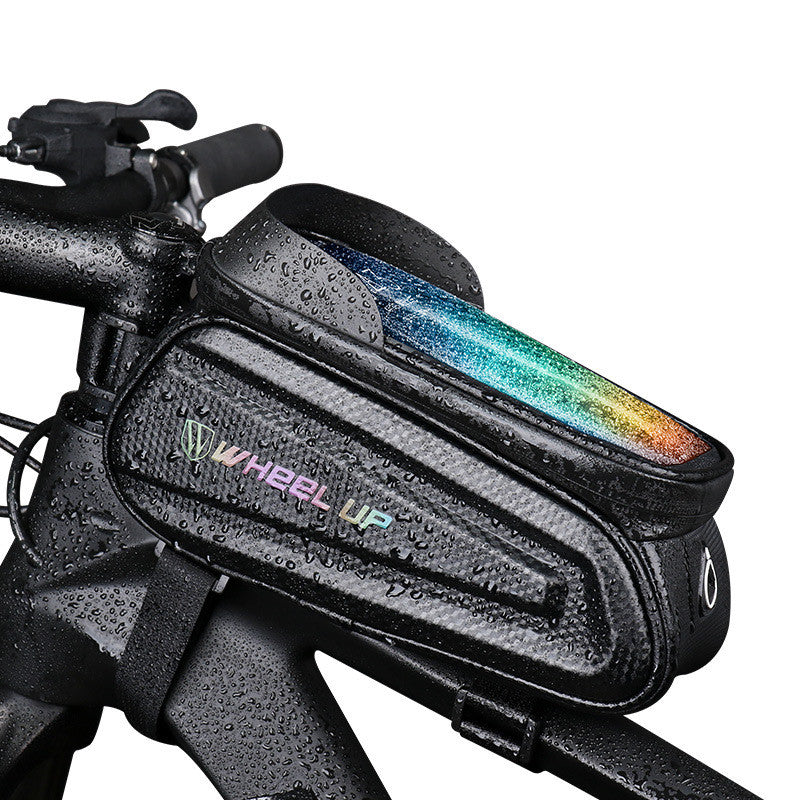 JMT-665866 Hard Shell Bicycle Bag with Touch Screen for Mountain Bikes - Front Beam and Saddle Bag Riding Storage