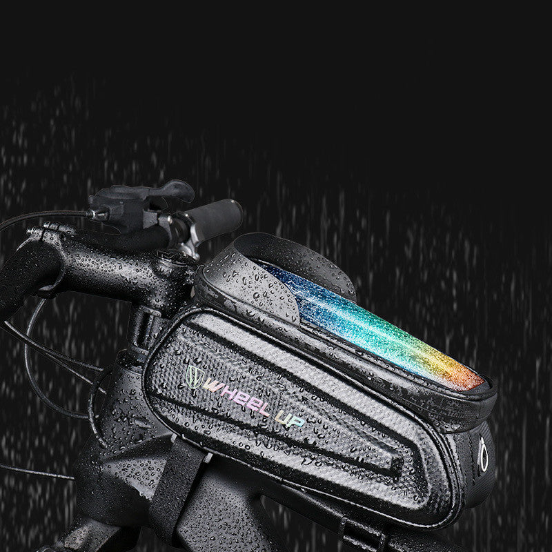 JMT-665866 Hard Shell Bicycle Bag with Touch Screen for Mountain Bikes - Front Beam and Saddle Bag Riding Storage
