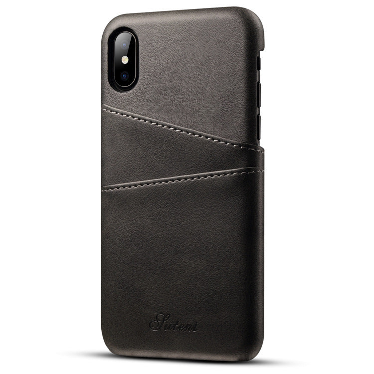 JMT-665994 Slim PU Leather Wallet Case with Credit Card Holder for Phones
