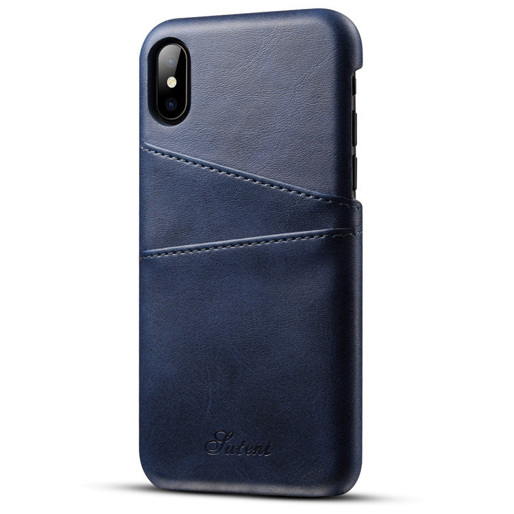 JMT-665994 Slim PU Leather Wallet Case with Credit Card Holder for Phones