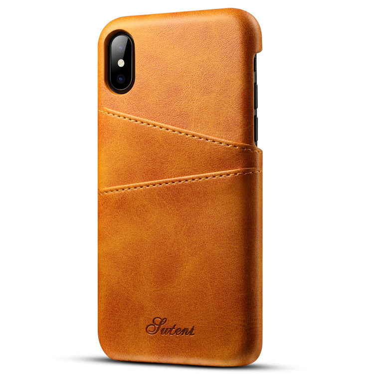JMT-665994 Slim PU Leather Wallet Case with Credit Card Holder for Phones