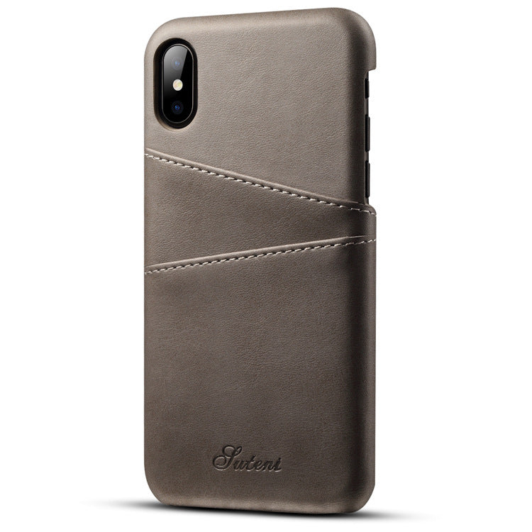 JMT-665994 Slim PU Leather Wallet Case with Credit Card Holder for Phones