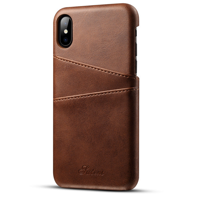 JMT-665994 Slim PU Leather Wallet Case with Credit Card Holder for Phones